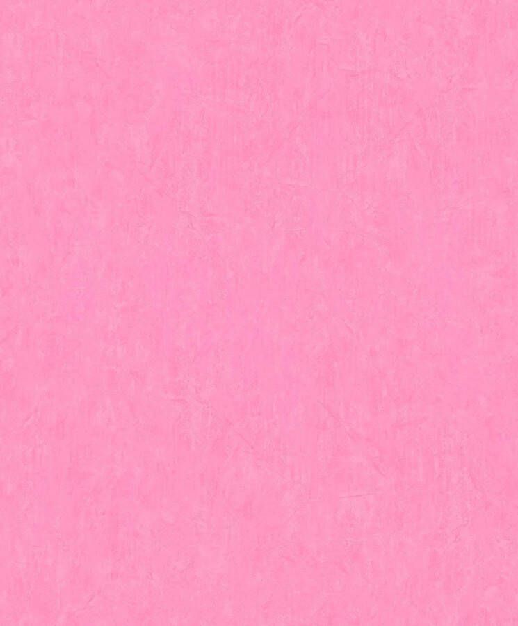 Dutch Wallcoverings Couleurs uni roze glitter effen (vliesbehang roze)