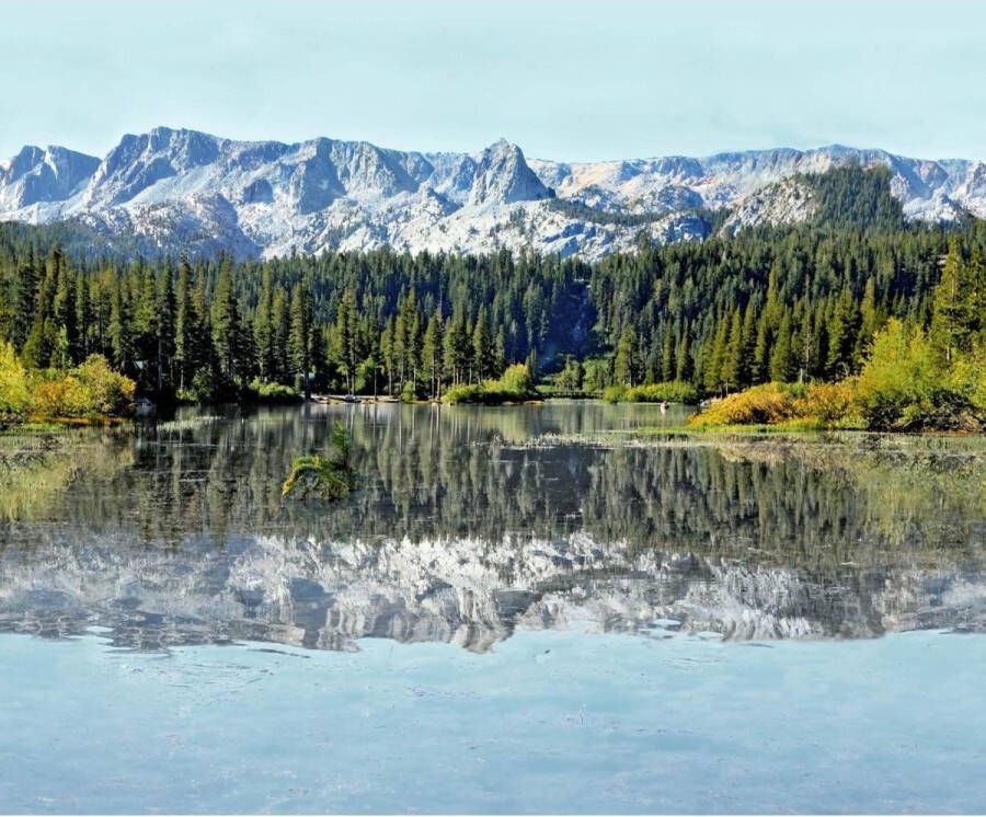 Dutch Wallcoverings Horizons border bergmeer (natuurzicht vliesbehang multicolor)