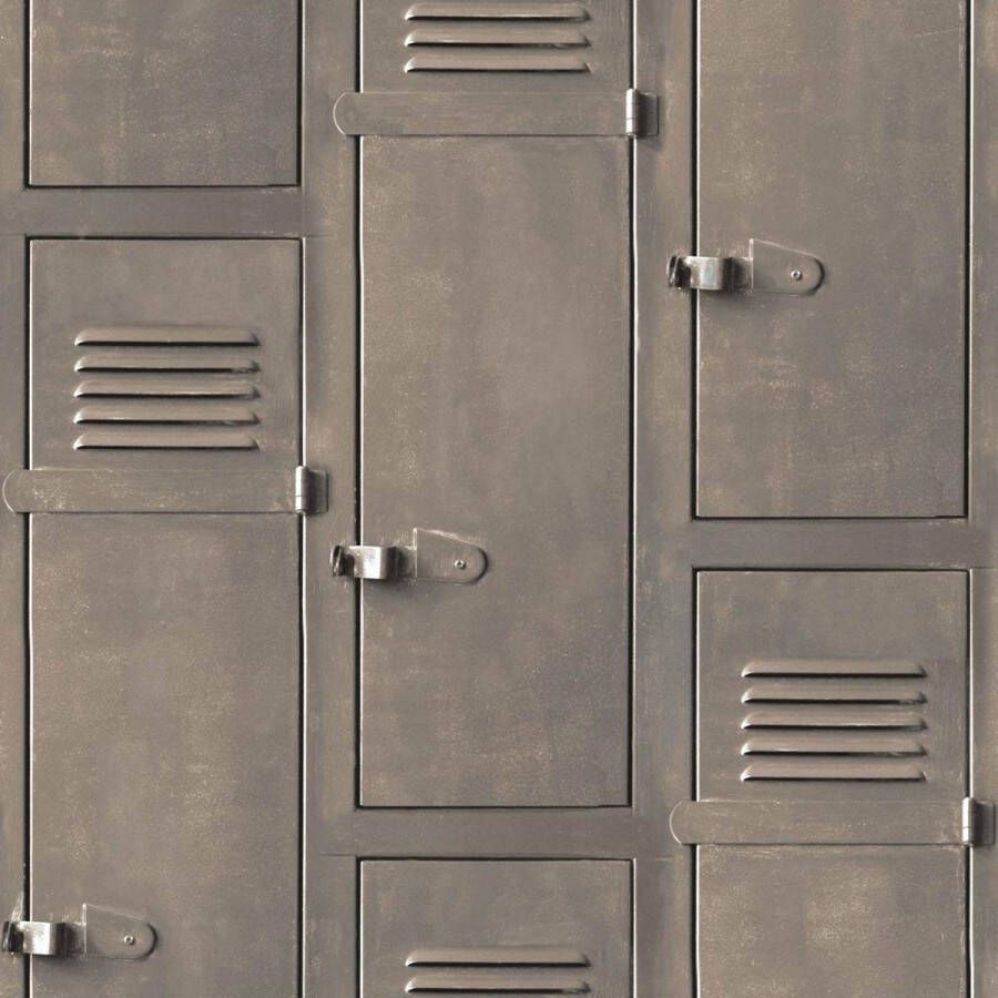 Dutch Wallcoverings Horizons lockers bruin (modern vliesbehang bruin)