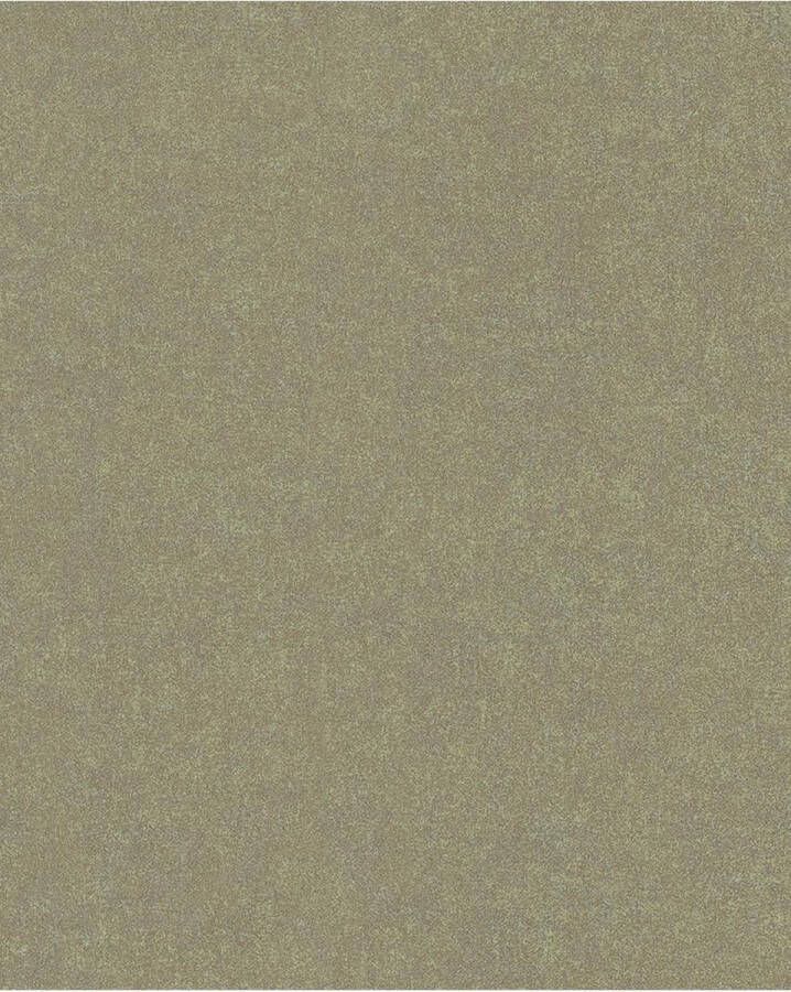 Dutch Wallcoverings La Veneziana 4 uni goud blwgroen effen (vliesbehang goud)