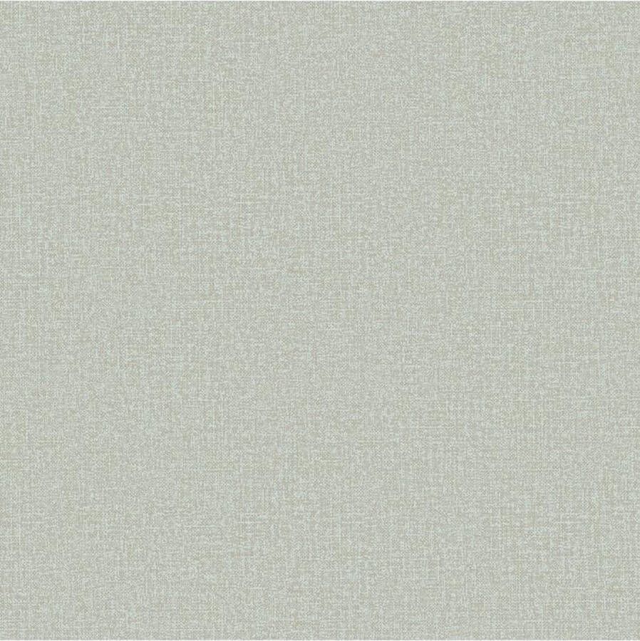 Dutch Wallcoverings Level One uni blauwgrijs goud effen (vliesbehang goud)