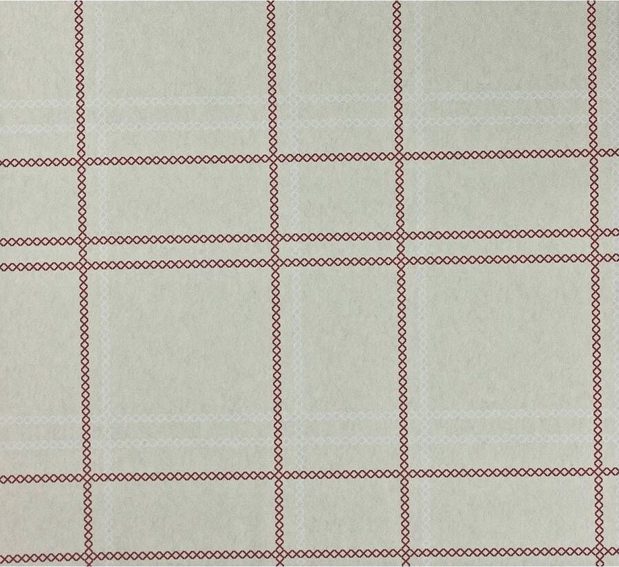Dutch Wallcoverings Vliesbehang Vilt Rood