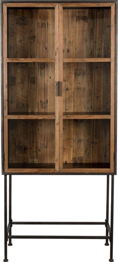 Dutchbone Vitrinekast Berlin 181 x 83cm Hout