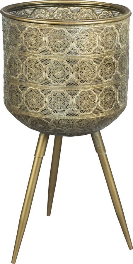 Dutchbone Plantenstandaard Botanique 53cm Goudkleurig