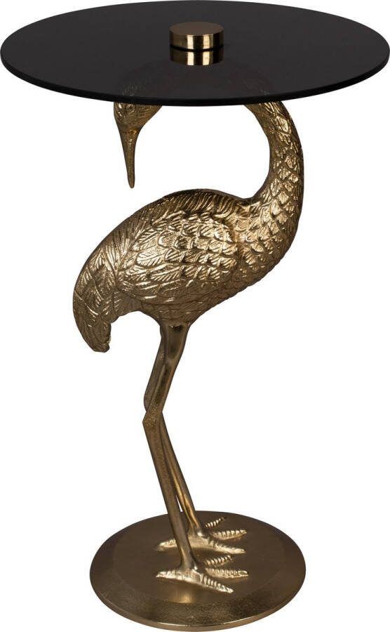 Dutchbone Bijzettafel Crane Goud Rond