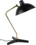 Dutchbone Tafellamp 'Devi' 52cm kleur Zwart - Thumbnail 1