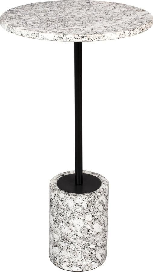 Dutchbone Bijzettafel 'Gunnar' Marmer kleur Wit