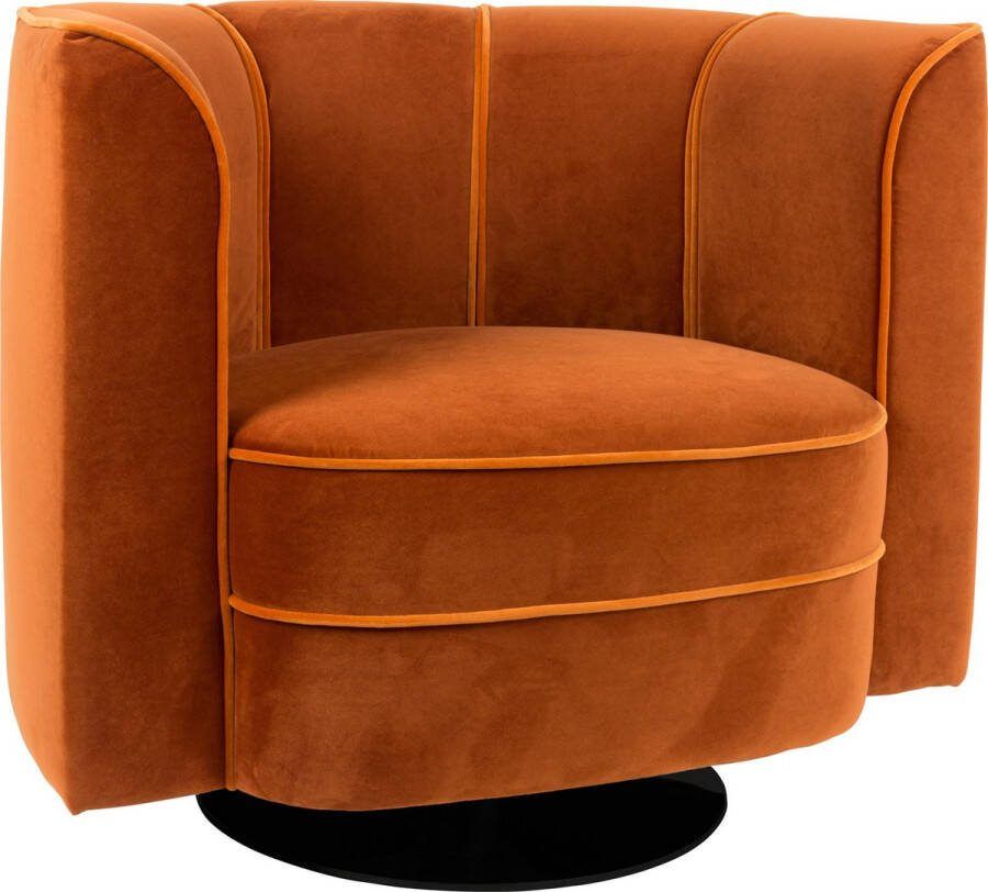 Dutchbone | Dutchbone | Fauteuil Flower Orange | Zitmeubels woonkamer | Fauteuil | Zitmeubels woonkamer | Fauteuil