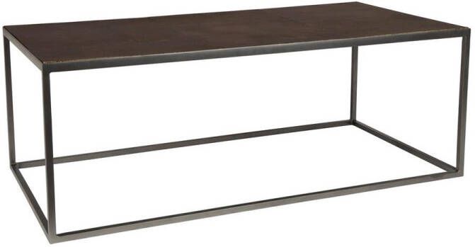 Dutchbone Salontafel Lee Antique Brass 110 x 55cm Hout