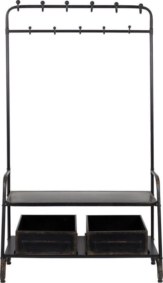 Dutchbone Staande Kapstok Lucius 182 x 104cm Zwart