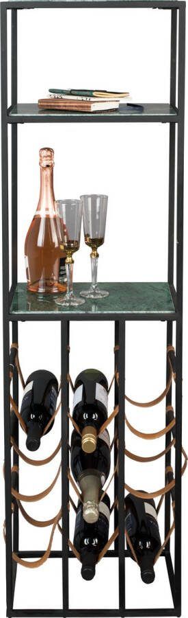 Dutchbone Wijnkast Mil Groen marmer 125.5 x 36cm