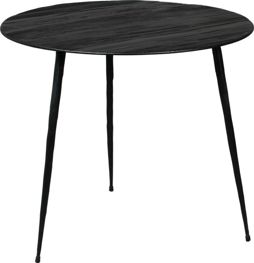 Dutchbone Bijzettafel 'Pepper' 45cm kleur Zwart