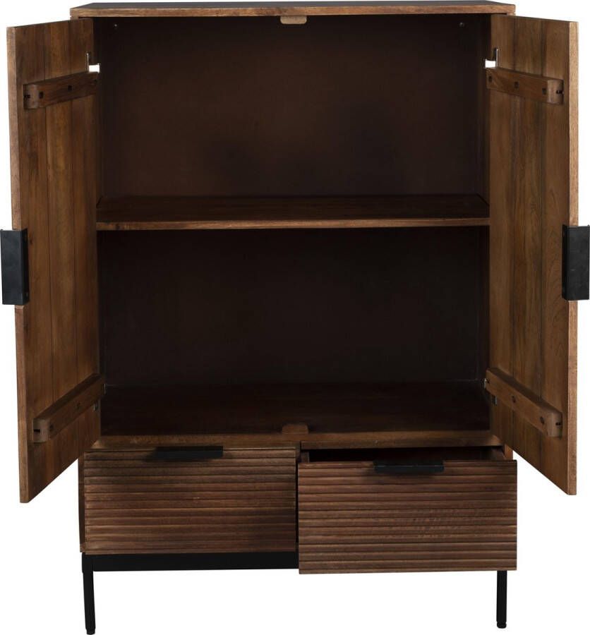 Dutchbone Opbergkast Saroo 115 x 80cm Mangohout Bruin