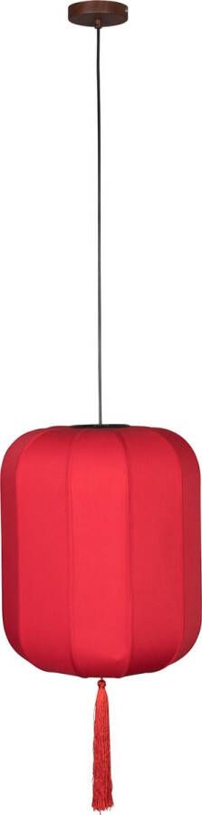 Dutchbone Hanglamp 'Suoni' 40cm kleur Rood