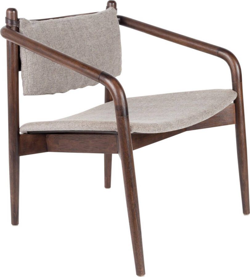 Dutchbone Torrance Fauteuil Bruin Beige