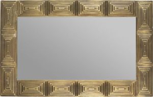 Dutchbone Spiegel 'Volan' mangohout 110x70cm kleur goud