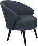 Dutchbone Waldo Fauteuil Blauw - Thumbnail 1