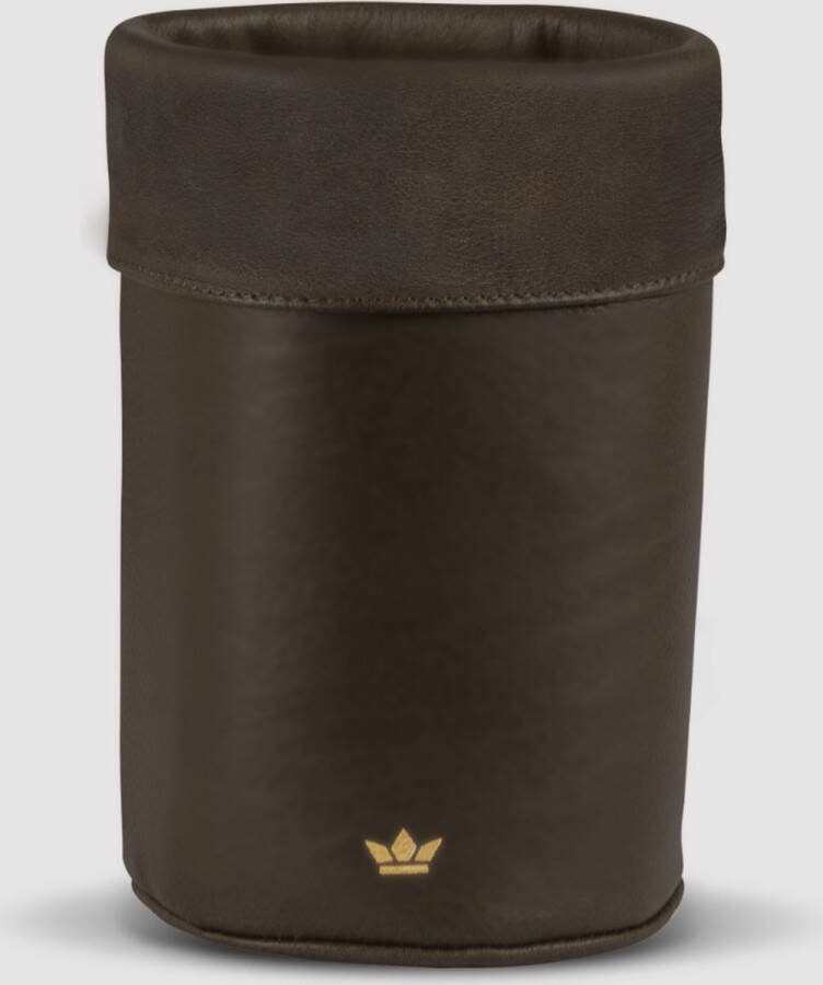 Dutchdeluxes Leer Luxe Wijnkoeler Heerlijk gekoelde drankjes Vintage Bruin