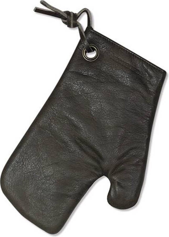 Dutchdeluxes Ovenwant Handgemaakt (Volnerf) Leder Classic Bruin Geschikt voor Barbecue Incl. Geschenkdoos