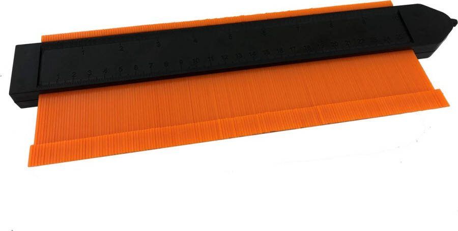 DutchiQ 26 cm Aftekenhulp Laminaat hulp Profiel mal Contourmal Ideaal voor het aftekenen van hoekjes bij laminaat!
