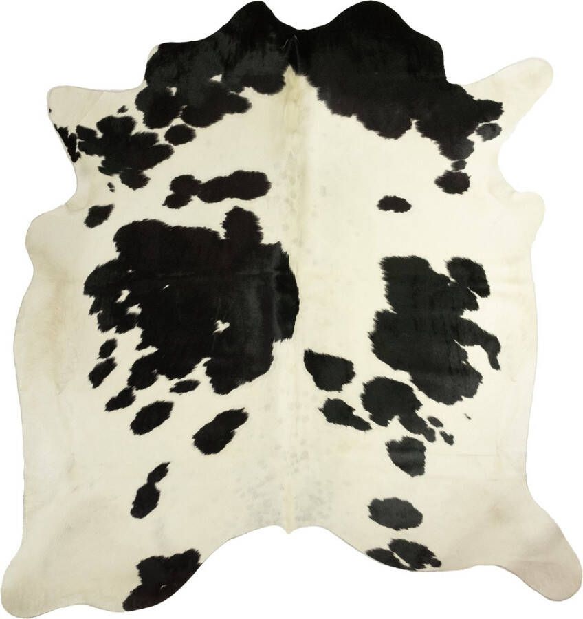 Dutchskins Koeienhuid vloerkleed Zwart Wit Koeienkleed Zwart Wit mooie dikke kwaliteit handgeselecteerde koeienvellen Ecologisch gelooid Uniek gefotografeerde koeienhuiden