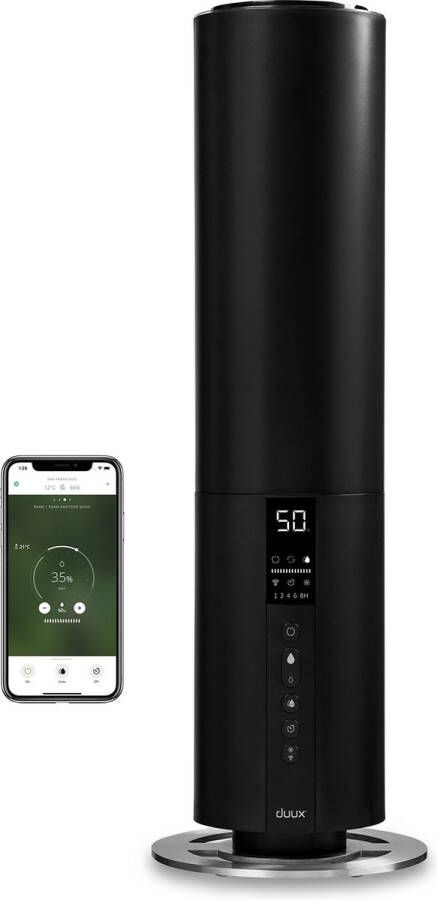Duux Beam 2 Smart Luchtbevochtiger DXHU10 Luchtbevochtiger met Hygrometer Aromatherapie Zwart - Foto 3