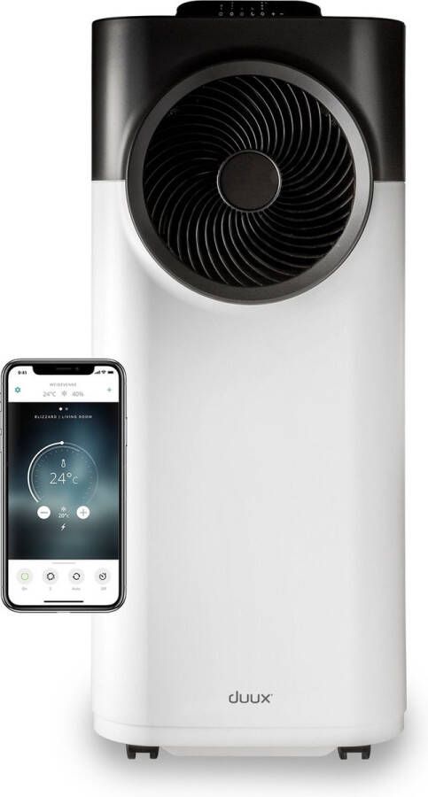 Duux Blizzard Smart Mobiele Airco 12.000 BTU u Inclusief Raamafdichting