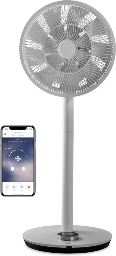 Duux Whisper Flex Grijs DXCF19 Smart Statiefventilator Staande Ventilator Geruisloos