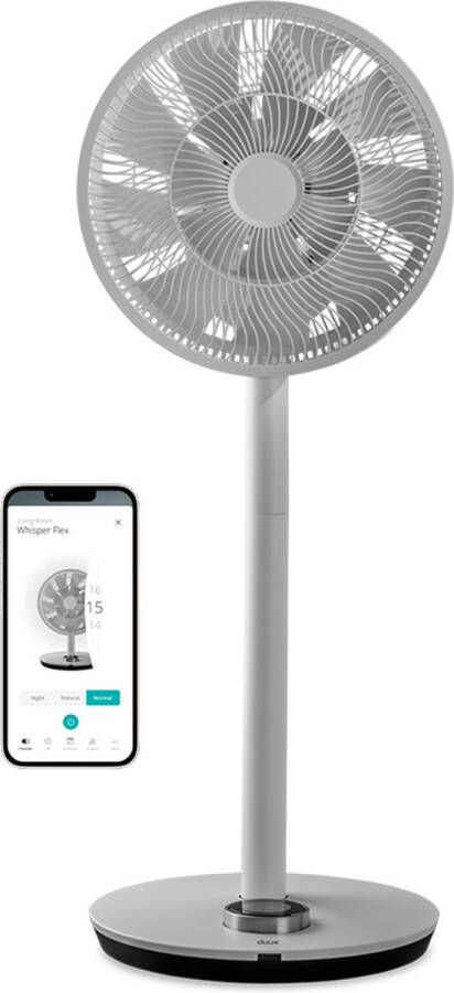 Duux Whisper Flex Grijs DXCF19 Smart Statiefventilator Staande Ventilator Geruisloos