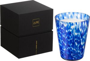 Duverger Fragrance Geurkaars sandalwood blauw glas