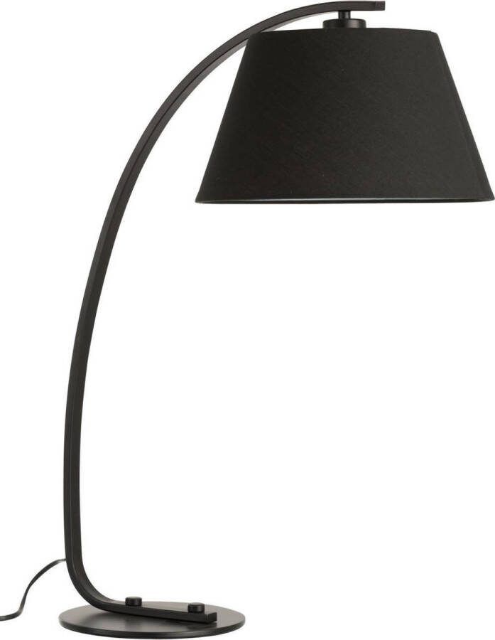 Duverger J-Line Tafellamp Bureaulamp Boog Metaal Zwart