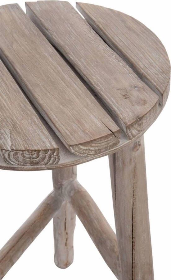 Duverger Nature Kruk rond hout white wash