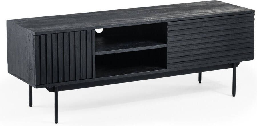 Duverger Piano -Tv-meubel L140cm mango zwart
