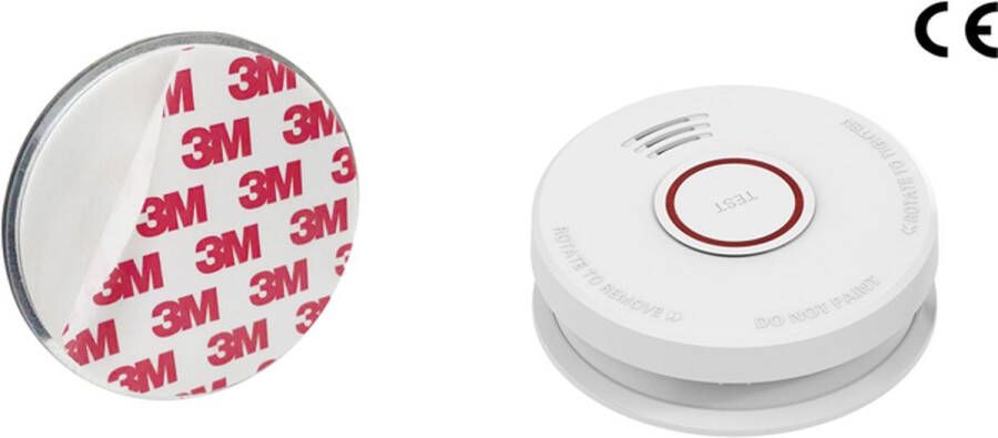 DVM International B.V. DVM-SB90M: Rookmelder magnetische montage verwisselbare batterij