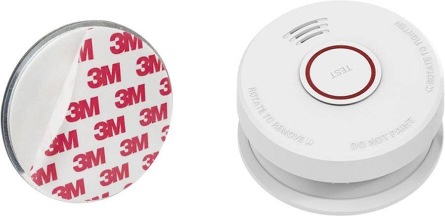 DVM International B.V. DVM-SB90M: Rookmelder magnetische montage verwisselbare batterij