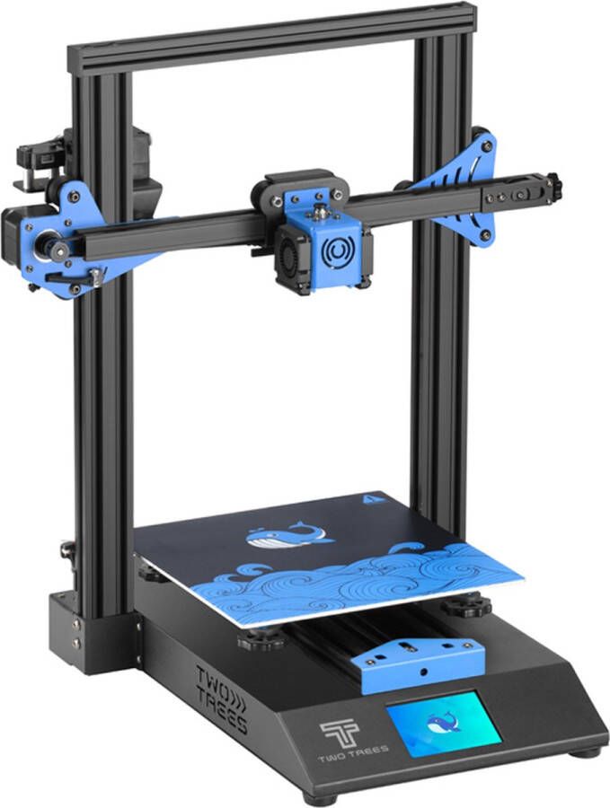 DW4Trading 3D Printer Bundel met 3 x 1 kg Filament Rood Wit Zwart