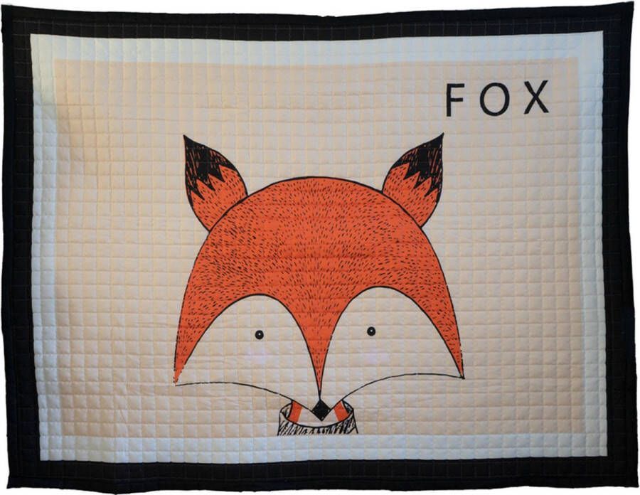 DW4Trading Baby & Kinder Speelkleed XL Fox Vos 150x200cm met Bijpassende Draagtas Geschikt Voor 0-5 Jaar