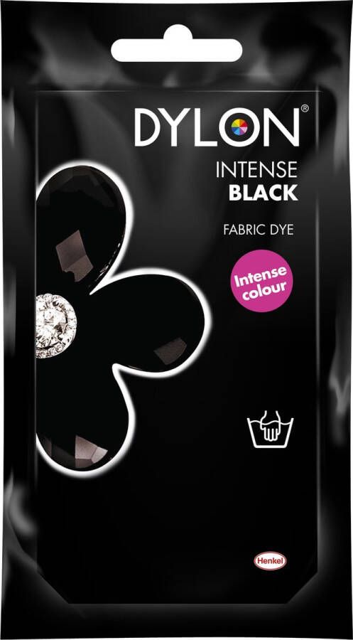 DYLON Handwas Textielverf Intense Black 50 gram