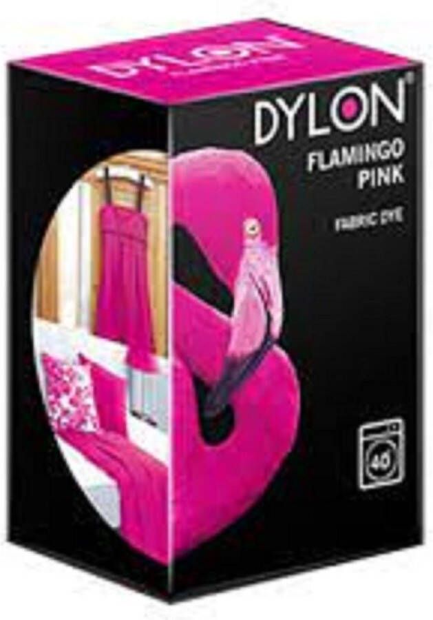 DYLON Machineverf Textielverf Kleurvaste machineverf 200 gr. 29 Flamingo Pink