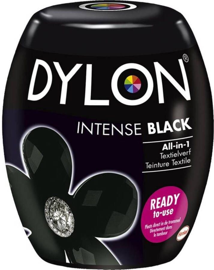 DYLON Wasmachine Textielverf Pods Intense Black 350g