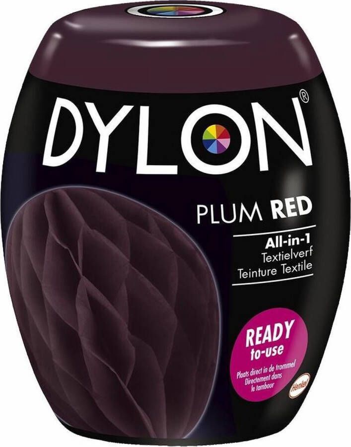 Dylon Wasmachine Textielverf Pods Plum Red 350g