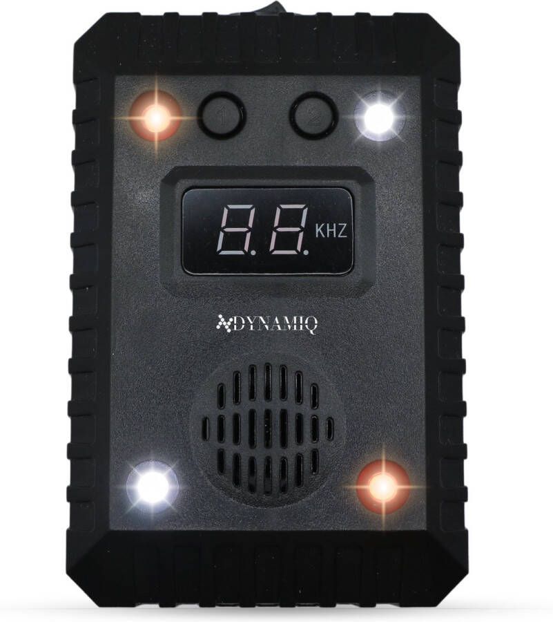 Dynamiq Marterverjager Ongedierteverjager Multifunctionele Set Binnen & Buiten Batterijen 12V & Auto accu Katten Marters Muizen & Ratten Inclusief accu