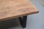 Brix Eettafel 'Sturdy' Boomstam Mangohout en staal 160 x 90cm - Thumbnail 4