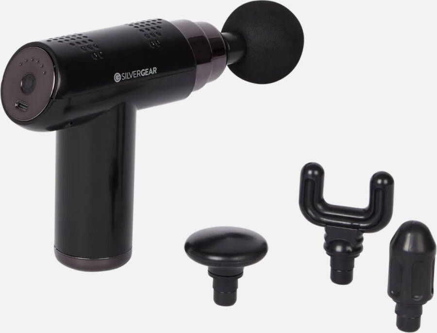 E&M Accessoire Massage Gun 6 snelheden 2uur batterijduur Verlicht spierspanning