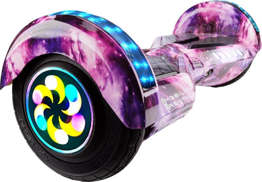 E-MOBILITY RENTALS Hoverboard Oxboard 8'' wielen Lambo Cosmos Pink Pro Standard Afstand