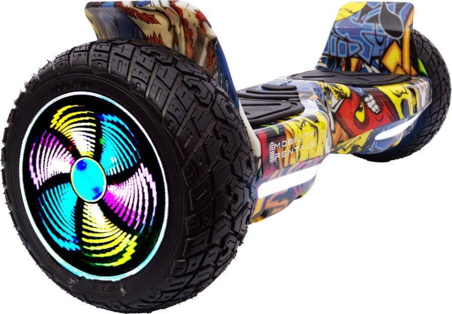 E-MOBILITY RENTALS Hoverboard Oxboard 8.5'' wielen SUV Graffiti Verlengde Afstand