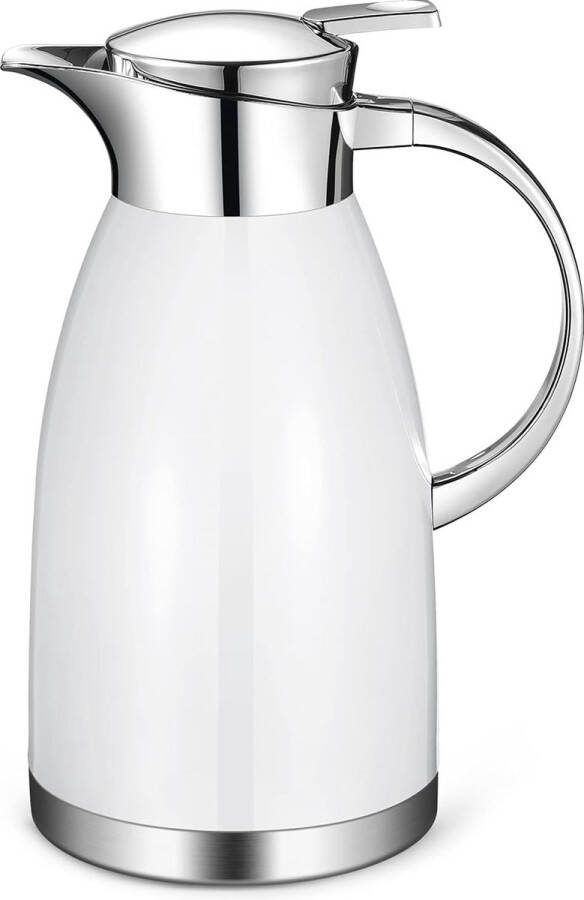 1 8 liter roestvrijstalen thermoskan thermos theepot dubbellaagse vacuüm koffiepot elegant ontwerp dubbelwandige isolatie