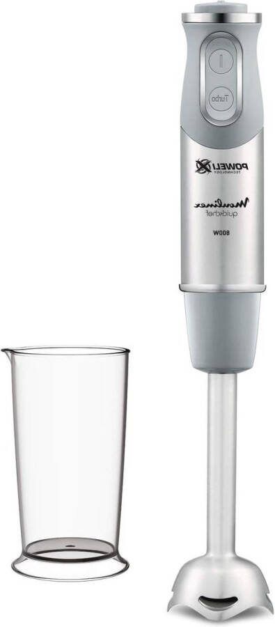 1 in 1 Staafmixer 800 W 10 snelheden Powelix-technologie beker 800 ml spatbescherming DD650D