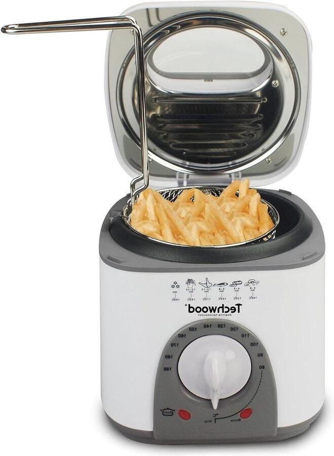 1-liter Fondue friteuse met thermostaat Ideaal voor snacks