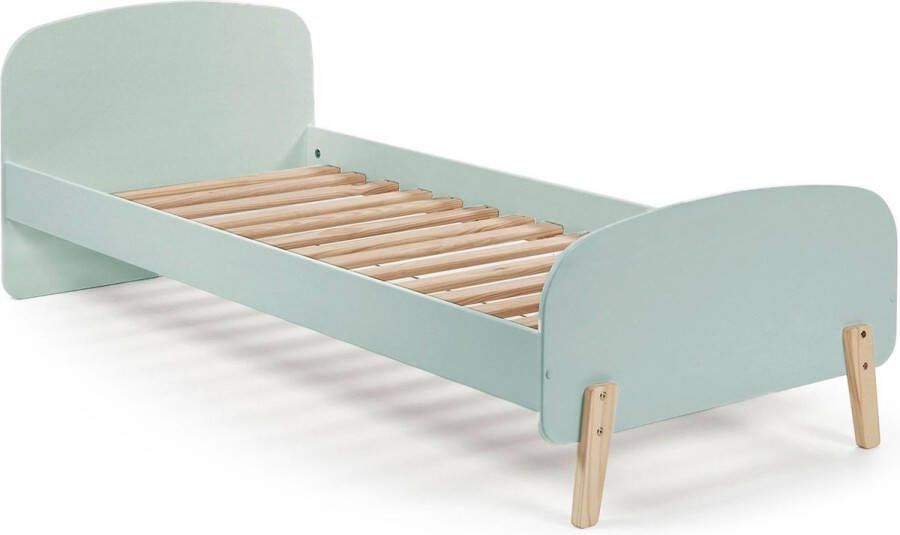 1-Persoonsbed Jill Mintgroen MDF Grenenhout Hoogte 72 cm